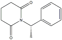 1-[(S)-1-(Phenyl)ethyl]piperidine-2,6-dione Structure