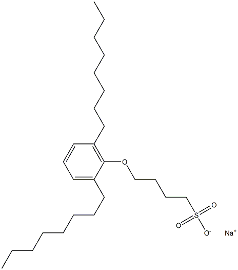 4-(2,6-Dioctylphenoxy)butane-1-sulfonic acid sodium salt