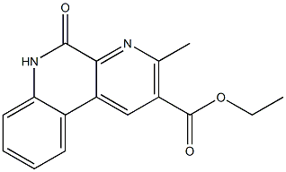 2-(Ethoxycarbonyl)-3-methylbenzo[f][1,7]naphthyridin-5(6H)-one Structure