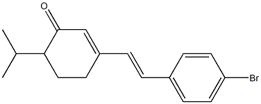 6-Isopropyl-3-[(E)-2-(4-bromophenyl)ethenyl]-2-cyclohexen-1-one