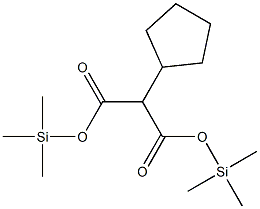Cyclopentylmalonic acid bis(trimethylsilyl) ester|
