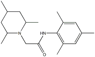 2,4,6-Trimethyl-N-(2,4,6-trimethylphenyl)-1-piperidineacetamide Structure