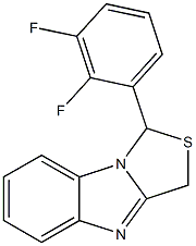 1-[2,3-Difluorophenyl]-3H-thiazolo[3,4-a]benzimidazole Structure