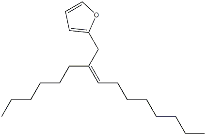 2-[(Z)-2-Hexyl-2-decenyl]furan,,结构式