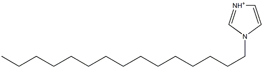 1-Pentadecylimidazolium 结构式