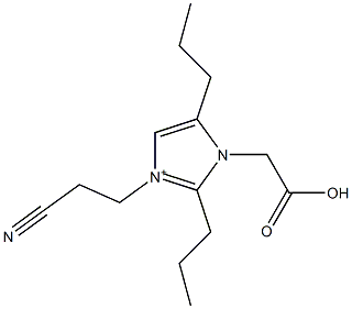 3-(2-Cyanoethyl)-2,5-dipropyl-1-(carboxymethyl)-1H-imidazol-3-ium