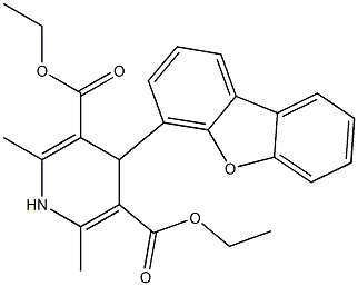  1,4-Dihydro-2,6-dimethyl-4-(dibenzofuran-4-yl)pyridine-3,5-dicarboxylic acid diethyl ester