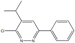 3-Chloro-4-isopropyl-6-phenylpyridazine Structure