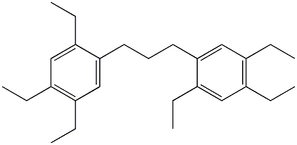 2,2'-(1,3-Propanediyl)bis(1,4,5-triethylbenzene) 结构式