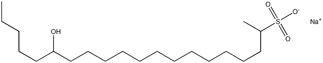 15-Hydroxyicosane-2-sulfonic acid sodium salt