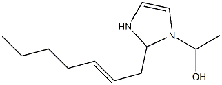 1-(1-Hydroxyethyl)-2-(2-heptenyl)-4-imidazoline