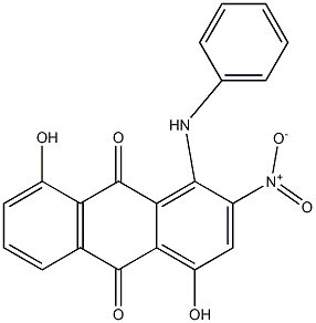 1-Anilino-4,8-dihydroxy-2-nitroanthraquinone,,结构式