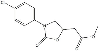 3-(4-Chlorophenyl)-2-oxooxazolidine-5-acetic acid methyl ester