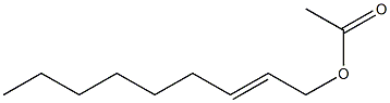 酢酸2-ノネニル 化学構造式