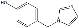 1-(4-Hydroxybenzyl)-1H-imidazole Structure