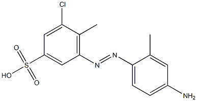 5-(4-Amino-2-methylphenylazo)-3-chloro-4-methylbenzenesulfonic acid