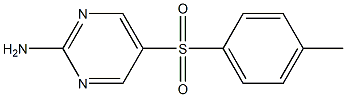 5-(p-Tolylsulfonyl)pyrimidin-2-amine Structure