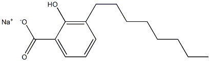 3-Octyl-2-hydroxybenzoic acid sodium salt
