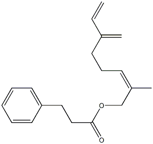 3-Phenylpropanoic acid (2Z)-2-methyl-6-methylene-2,7-octadienyl ester