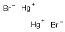 臭化水銀(I)【Br2Hg2】 化学構造式
