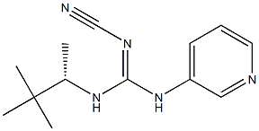 N''-Cyano-N-(3-pyridyl)-N'-[(S)-1,2,2-trimethylpropyl]guanidine