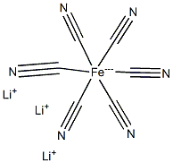 Lithium ferricyanide,,结构式
