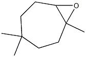 1,4,4-Trimethyl-8-oxabicyclo[5.1.0]octane Structure