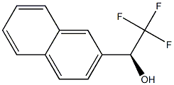 [S,(+)]-1-(2-Naphtyl)-2,2,2-trifluoroethanol Structure