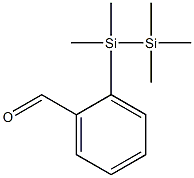 2-(Pentamethyldisilanyl)benzaldehyde,,结构式