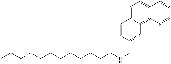 2-[(Dodecylamino)methyl]-1,10-phenanthroline 结构式