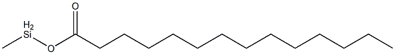 Myristic acid methylsilyl ester 结构式