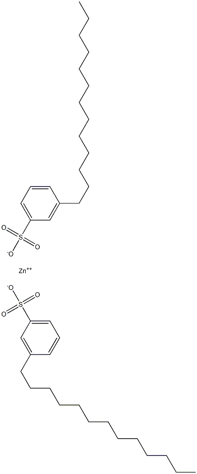 Bis(3-tridecylbenzenesulfonic acid)zinc salt Struktur