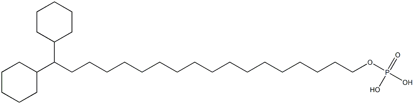 Phosphoric acid dicyclohexyloctadecyl ester Structure