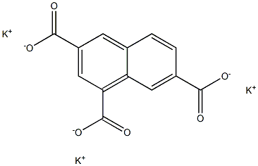 1,3,7-Naphthalenetricarboxylic acid tripotassium salt Structure