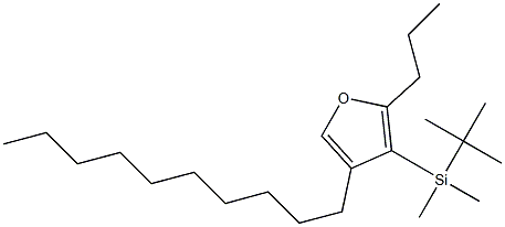 3-(tert-Butyldimethylsilyl)-4-decyl-2-propylfuran Structure