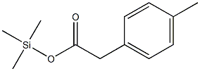 p-トリル酢酸トリメチルシリル 化学構造式