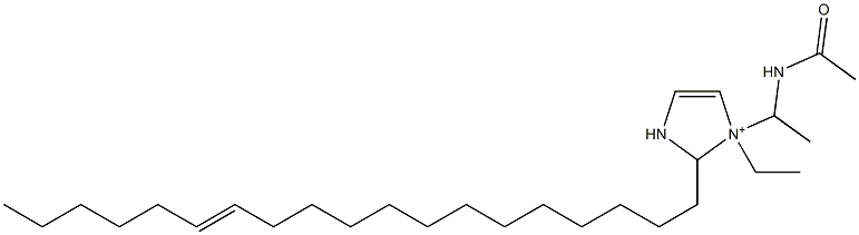 1-[1-(Acetylamino)ethyl]-1-ethyl-2-(13-nonadecenyl)-4-imidazoline-1-ium|