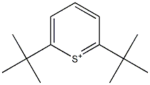 2,6-Di(tert-butyl)(thiopyrylium),,结构式