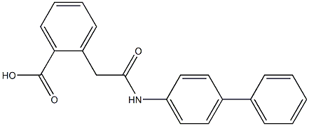 2-[2-[4-Phenylanilino]-2-oxoethyl]benzoic acid