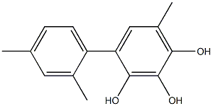 4-(2,4-Dimethylphenyl)-6-methylbenzene-1,2,3-triol