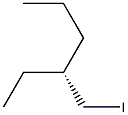 [R,(-)]-2-エチル-1-ヨードペンタン 化学構造式