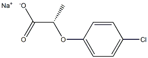 (-)-2-O-(p-クロロフェニル)-L-乳酸ナトリウム 化学構造式