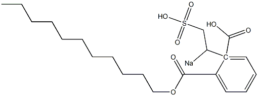 Phthalic acid 1-undecyl 2-(1-sodiosulfoethyl) ester