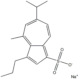 6-Isopropyl-3-propyl-4-methylazulene-1-sulfonic acid sodium salt