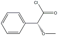 (R)-メトキシフェニル酢酸クロリド 化学構造式