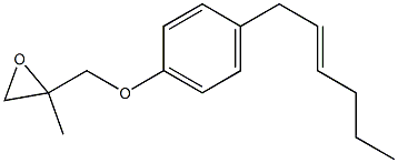 4-(2-Hexenyl)phenyl 2-methylglycidyl ether|