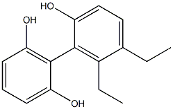 5',6'-Diethyl-1,1'-biphenyl-2,2',6-triol Structure