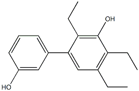  2,4,5-Triethyl-1,1'-biphenyl-3,3'-diol