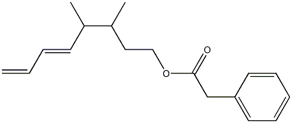 Phenylacetic acid 3,4-dimethyl-5,7-octadienyl ester