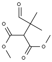 2-(1-Formyl-1-methylethyl)malonic acid dimethyl ester,,结构式